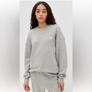 Eterne oversized crew neck sweatshirt